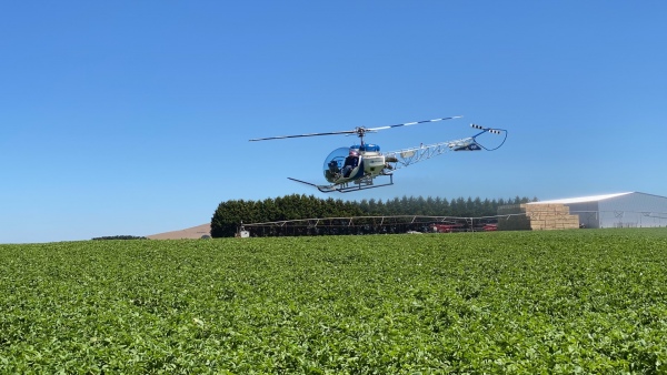 helicopter aerial spraying